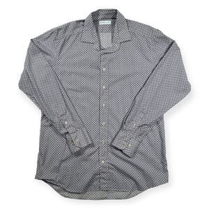 Etro Shirt Men's Geometric Button Down Made In Italy Cotton IT‎ size 41